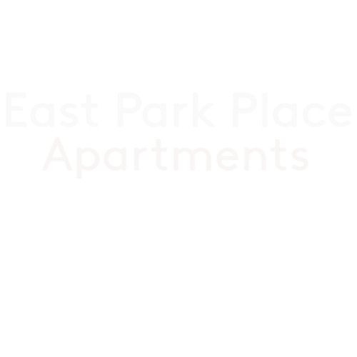 A black background with white text that reads East Park Place Apartments.